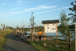 Schautafel Kieswerk am Apfelstädt-Radweg bei Schwabhausen